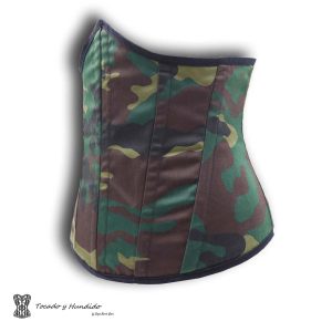 corset underbust bajo pecho militar lateral derecho