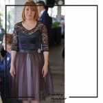 foto clienta corset y falda de tul negro corsets madrid