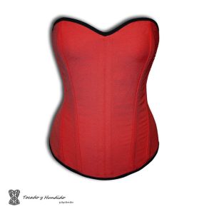 corset básico rojo